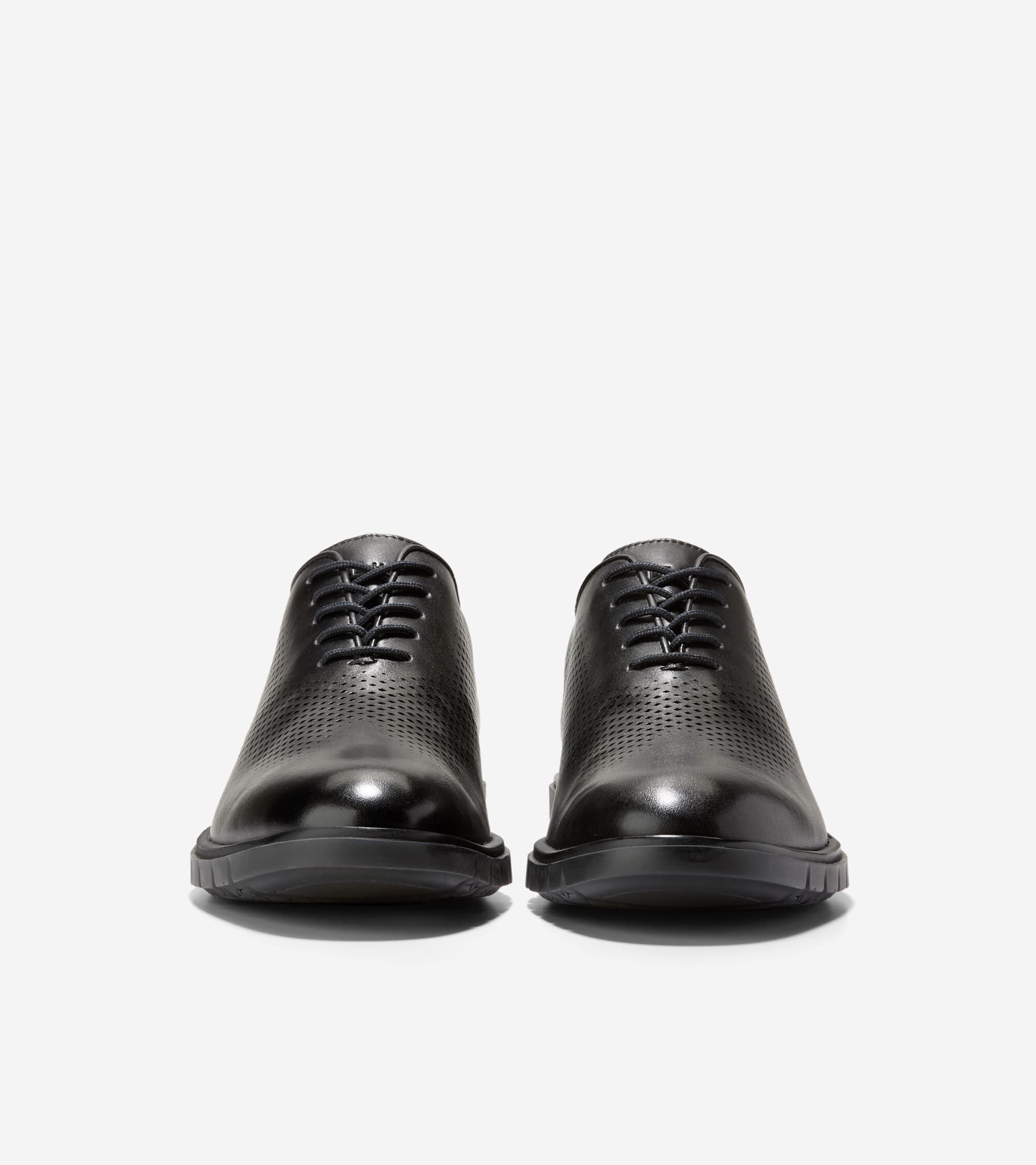 Men's GrandFlex Dress Laser Oxfords in Black | Cole Haan
